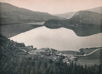 Vid Haverstingtunneln, Bergensbanen, 1914.