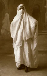 Beslöjad kvinna, Alger, Algeriet, 1943