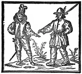 Byxor i sammet och tyg, 1592, 1910