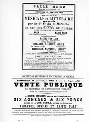 Vente Publique, från franska politiska affischer från Pariskommunen, maj 1871