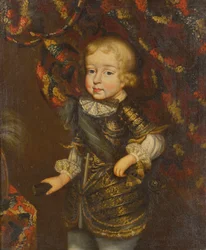 Victor Amadeus I 1587-1637, hertig av Savojen, som spädbarn, 1600-talet.