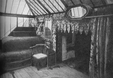 Victor Hugos studerar vid Hauteville House - The Room in which Les Miserables was Written, c1925
