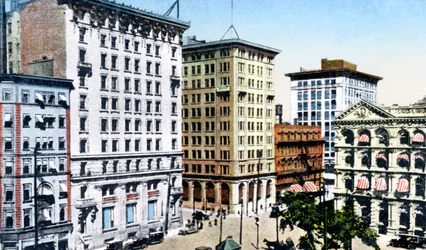 Victoria Square, St James Street, Montreal, Kanada, c1900-talet
