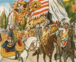 Segerfirande i Hohenfriedberg, 4 juni 1745, 1936.