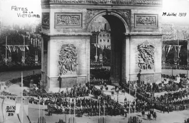 Segerparad, Paris, 14 juli 1919