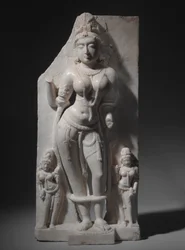 Vidyadevi gudinna för lärande, 900-1000-tal.