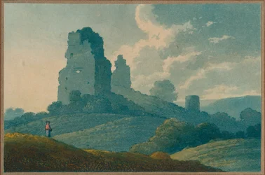 Utsikt över Oakhampton, 1800-talet
