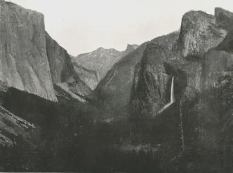 Utsikt från Artists Point, Yosemite Valley, USA, 1895.
