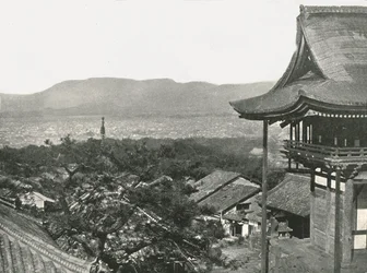 Utsikt från kullarna, Kyoto, Japan, 1895.