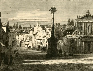 Utsikt i Milano, 1890.
