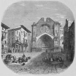 Utsikt i Tarragona, c1880