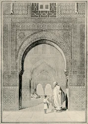 Utsikt i Hall of the Two Sisters, 1800-talet, 1907.