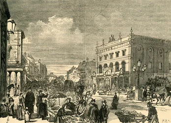 Utsikt i New Cut, 1878.