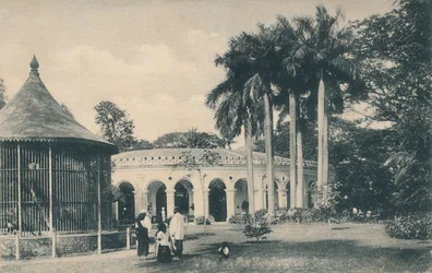 Utsikt i Zoological Gardens, Calcutta, c1910.