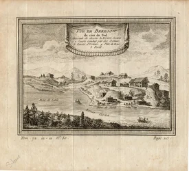 Utsikt över Berezov, ca. 1750