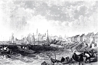 Utsikt över Kostroma, ca 1835