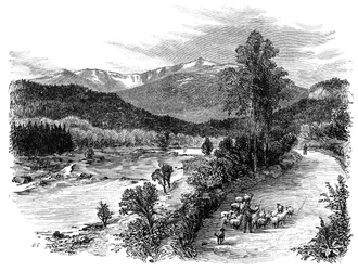 Utsikt över Lochnagar, Skottland, 1900