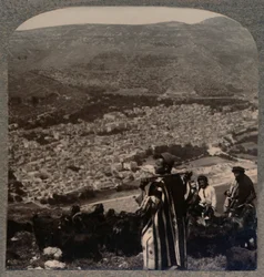 Utsikt över Nablus, c1900