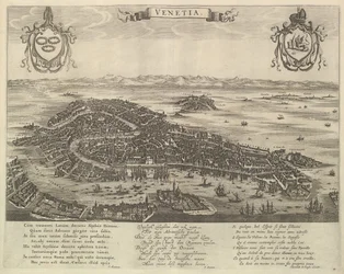 Utsikt över Venedig, mitten av 1600-talet.