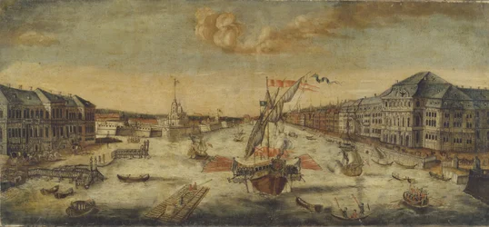 Utsikt över floden Neva, 1753