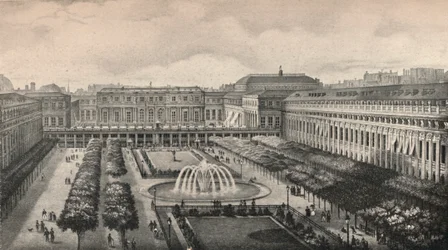 Utsikt över Palais-Royal 1834, 1915