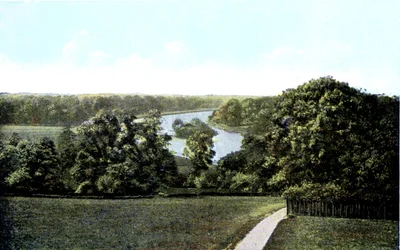 Utsikt över Themsen från Richmond Hill, London, 1900-talet
