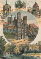 Utsikter i och om Cambridge, c1890.