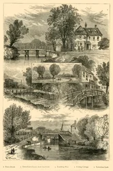 Utsikt över floden Lea, c1876.