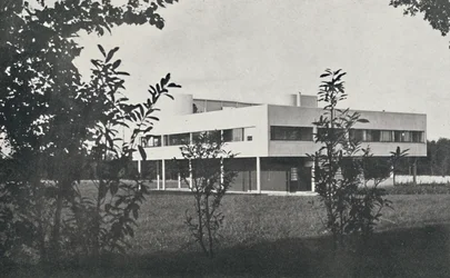 Villa i Poissy, byggd i armerad betong, 1933