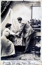 Vintage franskt vykort, c1900