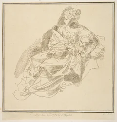 Jungfru och barn, 1775.