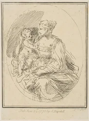 Jungfru och barn, 1775.