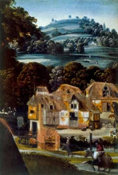 Jungfru och barn, detalj, 1500-talet