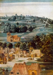 Jungfru och barn, detalj, 1500-talet