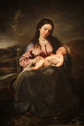 Jungfru och barn av Alonso Cano Madrid Spanien