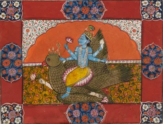 Vishnu på Garuda, tidigt 1800-tal