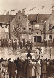 Besök på Duchy of Cornwall Estate, 1937
