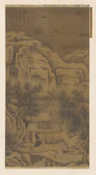 Besöka en vän efter snöfall utan möte, Mingdynastin, 1500-1600-talet.