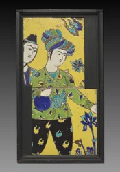 Väggkakel, 1600-tal.