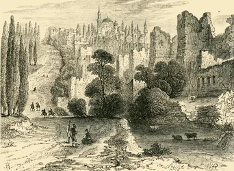 Konstantinopels murar under 1500-talet, 1890.