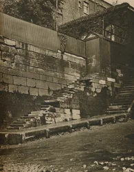 Wapping Old Stairs, Where the Watermen Plied, c1935.