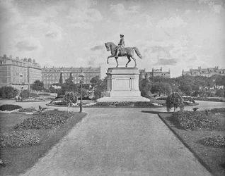 Washington Statue, Public Garden, Boston, c1897.