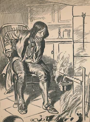 Tittar på den kokande vattenkokaren, c1907