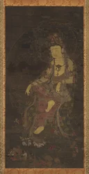 Vattenmånen Avalokiteshvara , första hälften av 1300-talet.