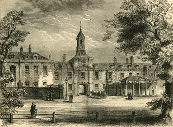 West Front of Kensington Palace, c1876.