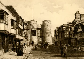 Westgate, Canterbury, 1898.