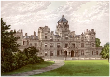 Westonbirt House, Gloucestershire, hem för familjen Holford, c1880