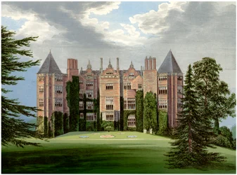 Westwood Park, Worcestershire, hem för Lord Hampton, c1880