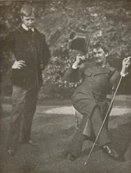 Whistler och Menpes, c1885, 1904.