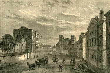 Whitehall, Looking Towards Holbein Gateway, 1881.